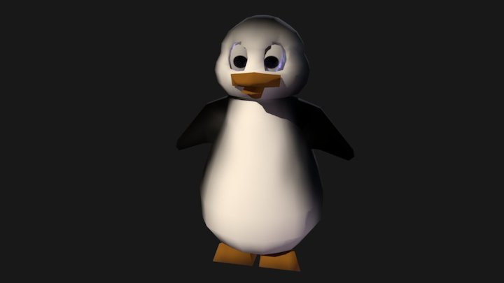 Cartoon Penguin WiP v1