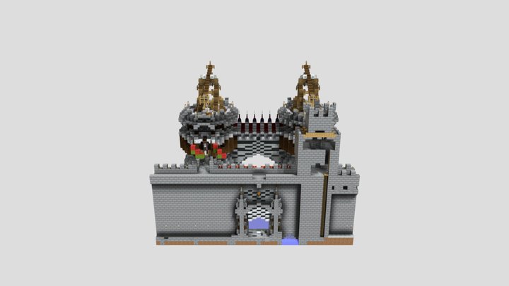 Kropotam's west-north gate 3D Model