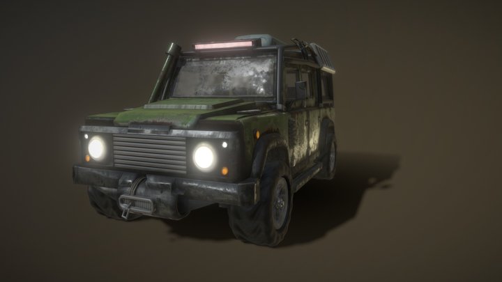 Land rover defender 110 3D Model