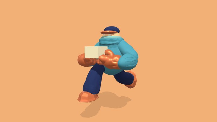 The Essential Worker 3D Model