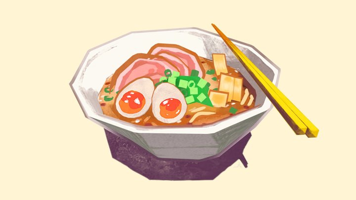 Craving Ramen 3D Model