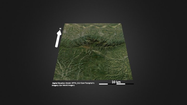 河南老鸦岔垴 – Free 3D Model STL