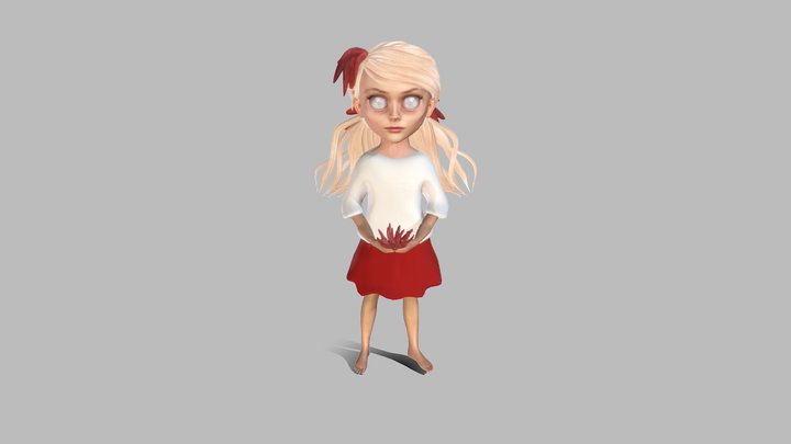 Don't Starve Together - Wendy (WIP) 3D Model
