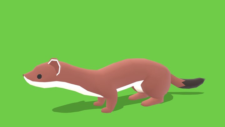Otter - Animated Low Poly – Free 3D Model STL