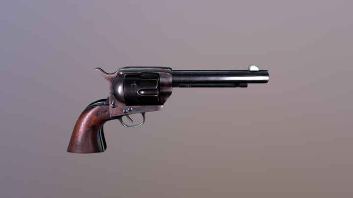 Revolver 3D Model