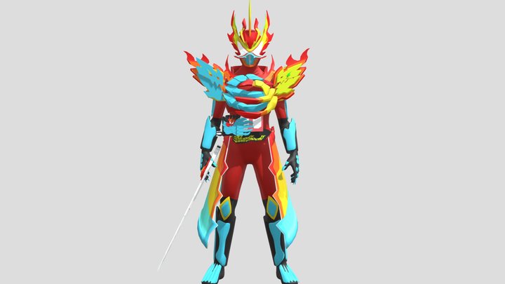 Kamen Rider Saber ElementalDragon 3D Model