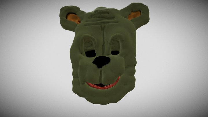 Winnie The Pooh Blood And Honey Head 3D Model