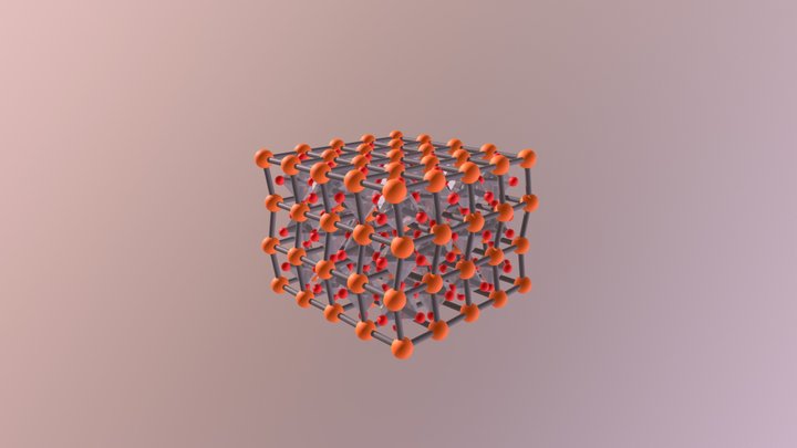 Nd Ni O3 3D Model