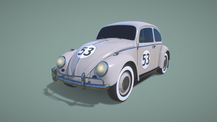 VW Beetle 3D Model
