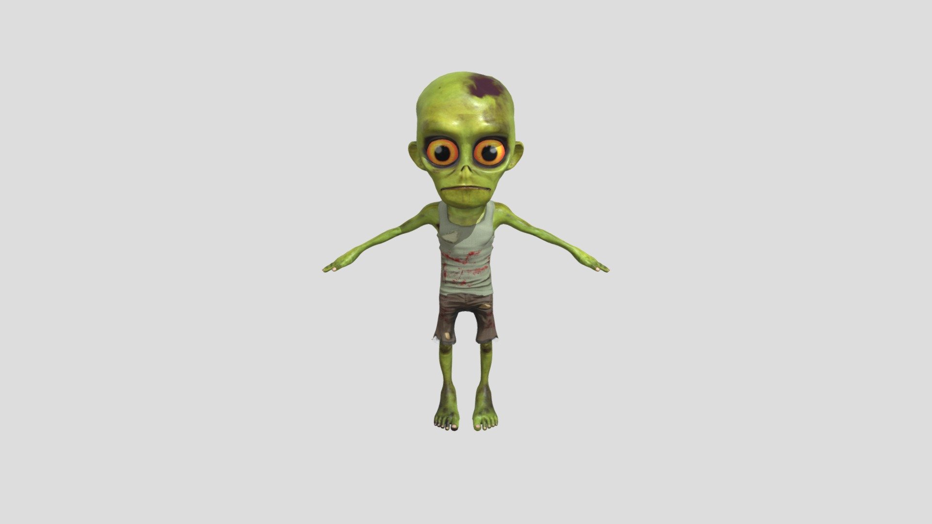 Zombie Toon 3d Model By Cmdesing B8d83f5 Sketchfab