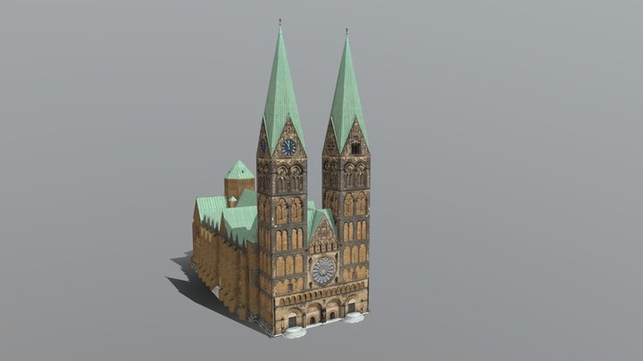 St. Petri Dom Bremen 3D Model