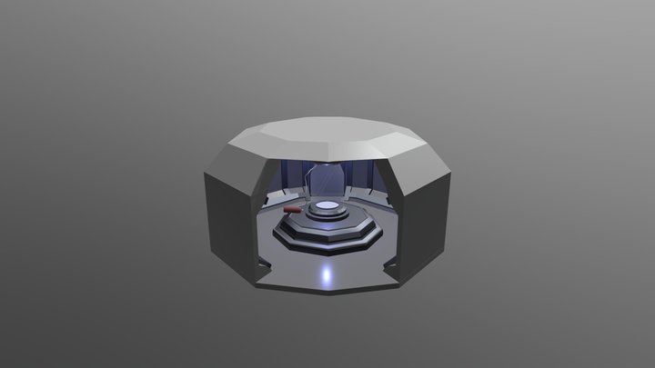 SF Quarantine Room - Low Poly 3D Model