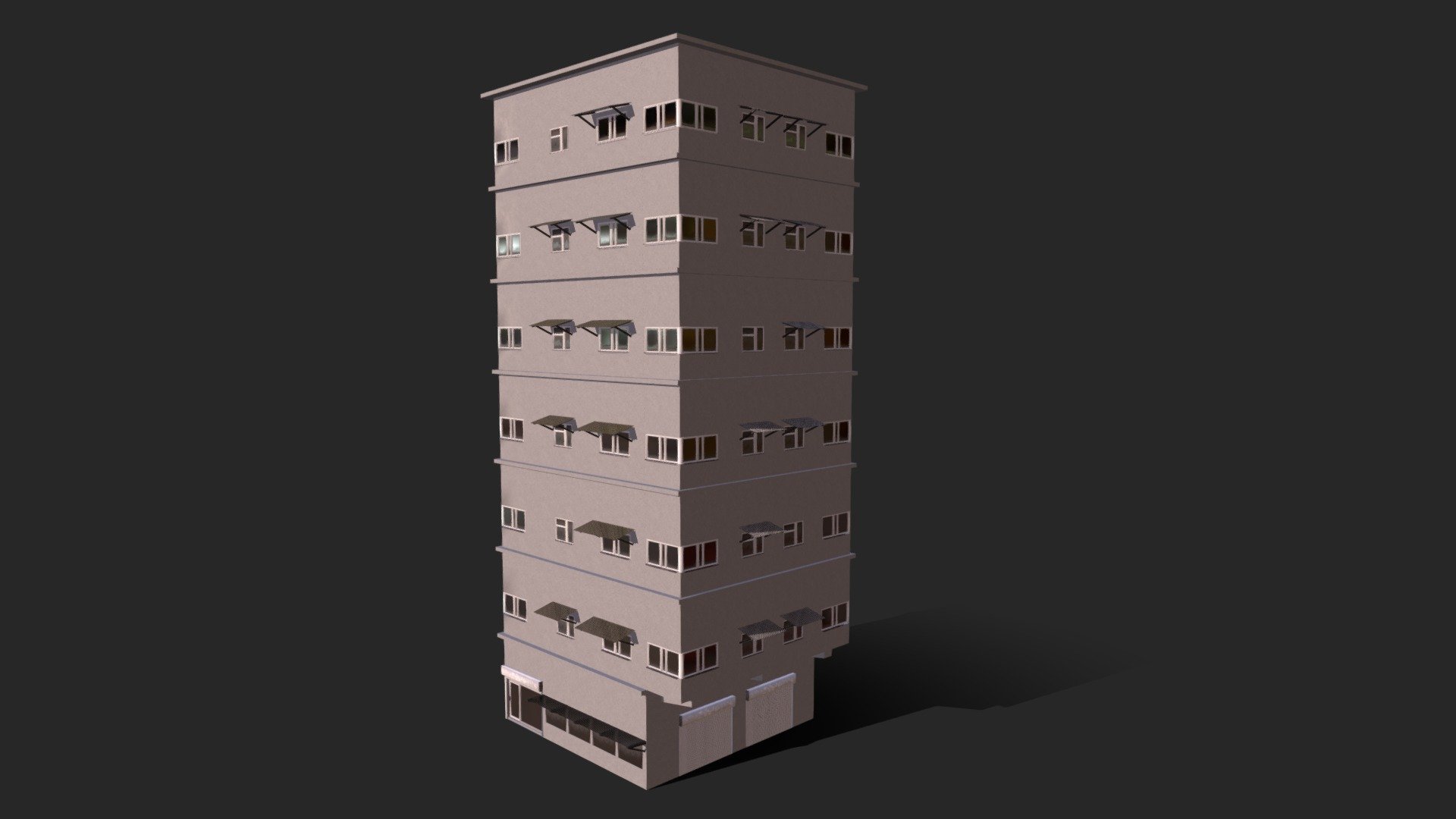 Asian apartment building /Sleeping Dogs Universe