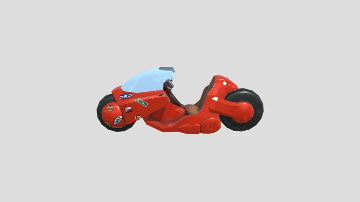 Akira Bike 3D Model