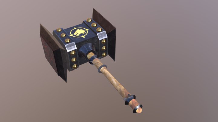 Thrall's Doomhammer 3D Model