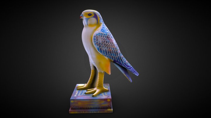 Bird Statue 3D Model