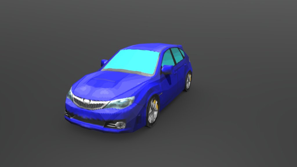 Subaru Impreza Hatchback Blueprint Car - ECDS