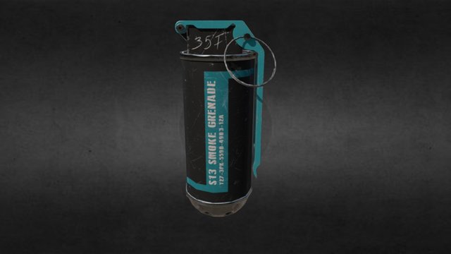 Smoke grenade 3D Model