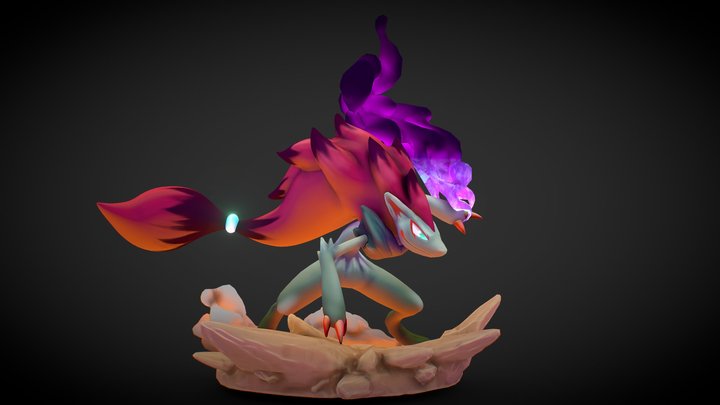 Zoroark pokemon 3D Model
