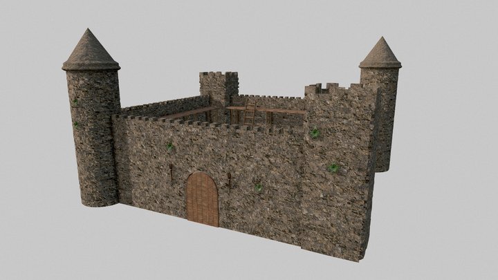 Medieval Castle 3D Model