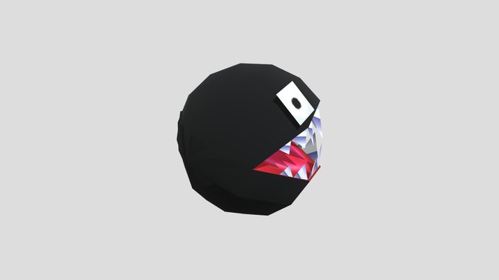 Chain Chomp (Eyes needs to be fixed) 3D Model