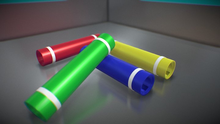 Yoga Mat 3D Model