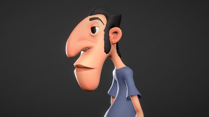 Big Nose 3D Model