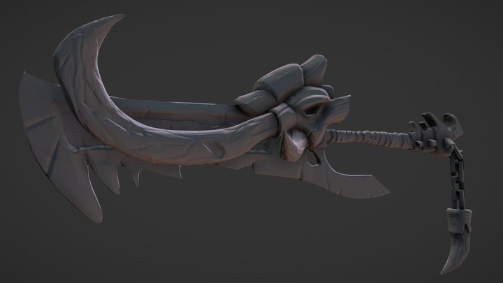 World of Warcraft weapon 'Tusky' 3D Model