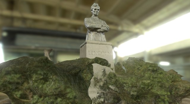 Lincoln Statue 3D Model