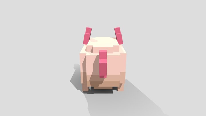 Spindle Fan-Art: Pig 3D Model