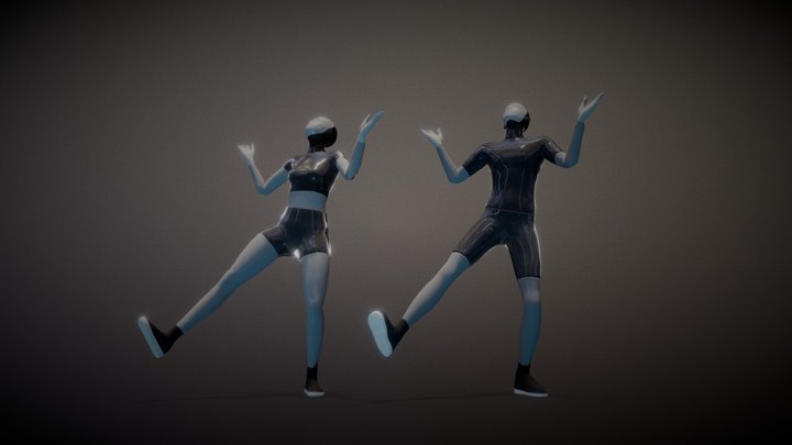 A&M: Goa Trance (125 bpm) - dance 3d animation 3D Model