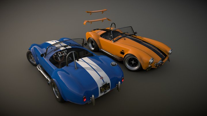 1965 Shelby Cobra 427 (Tuned/Stock) 3D Model