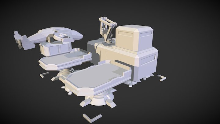 Supply Station 3D Model