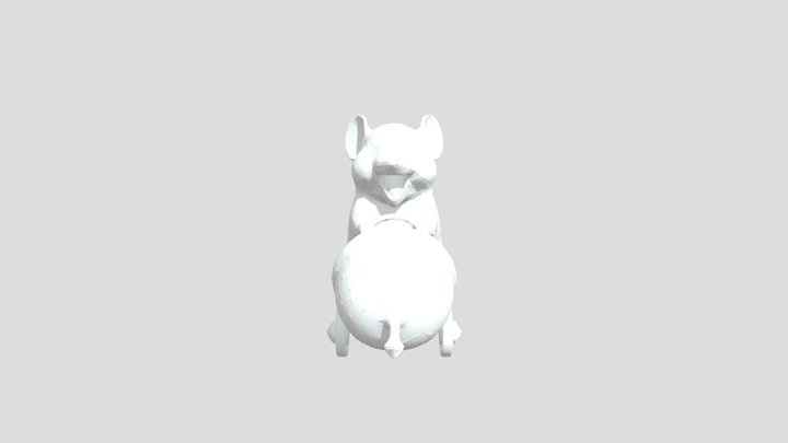 Mouse on a vehicle 3D Model