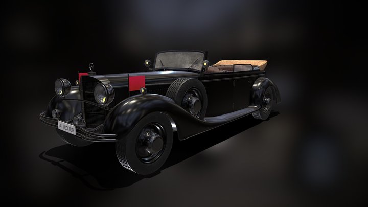 Mercedes Benz 770 W150 3D Model