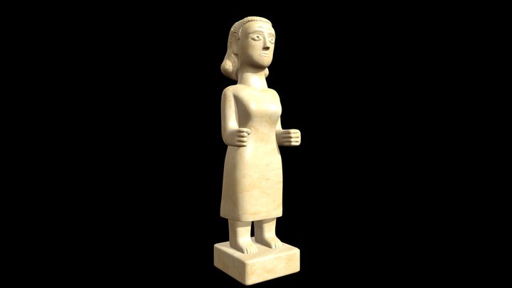 Female Yemeni monuments 3D Model