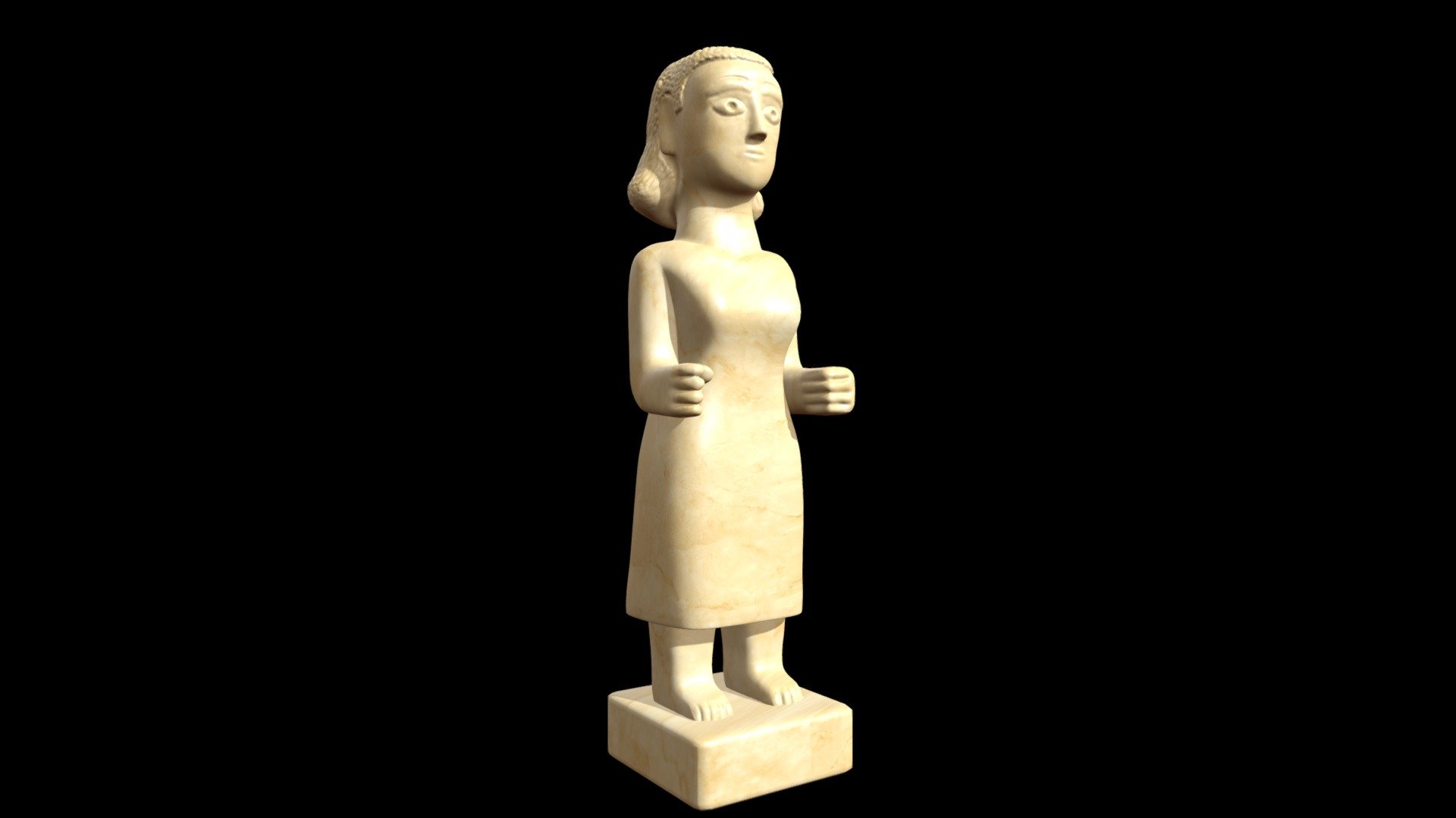 Female Yemeni monuments - 3D model by YemenVR [b8e1ded] - Sketchfab