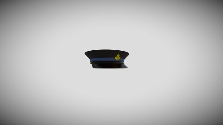Nederlandse politiepet 3D Model