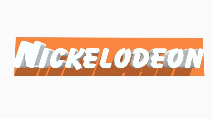 Nickelodeon Logo 1984-2009 3D Model