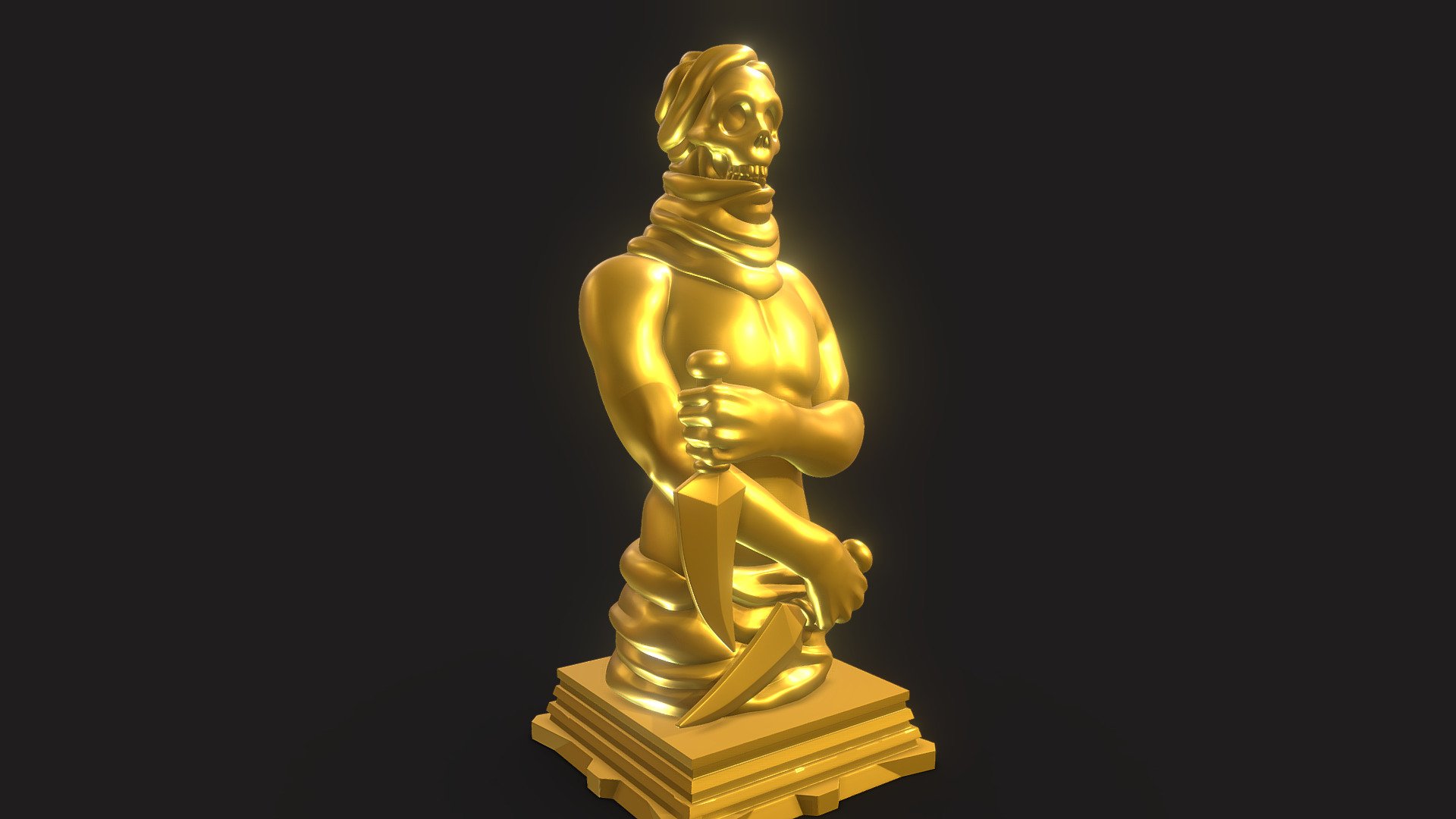 Fate/Zero Assassin Class Chess Piece - Buy Royalty Free 3D model by ...