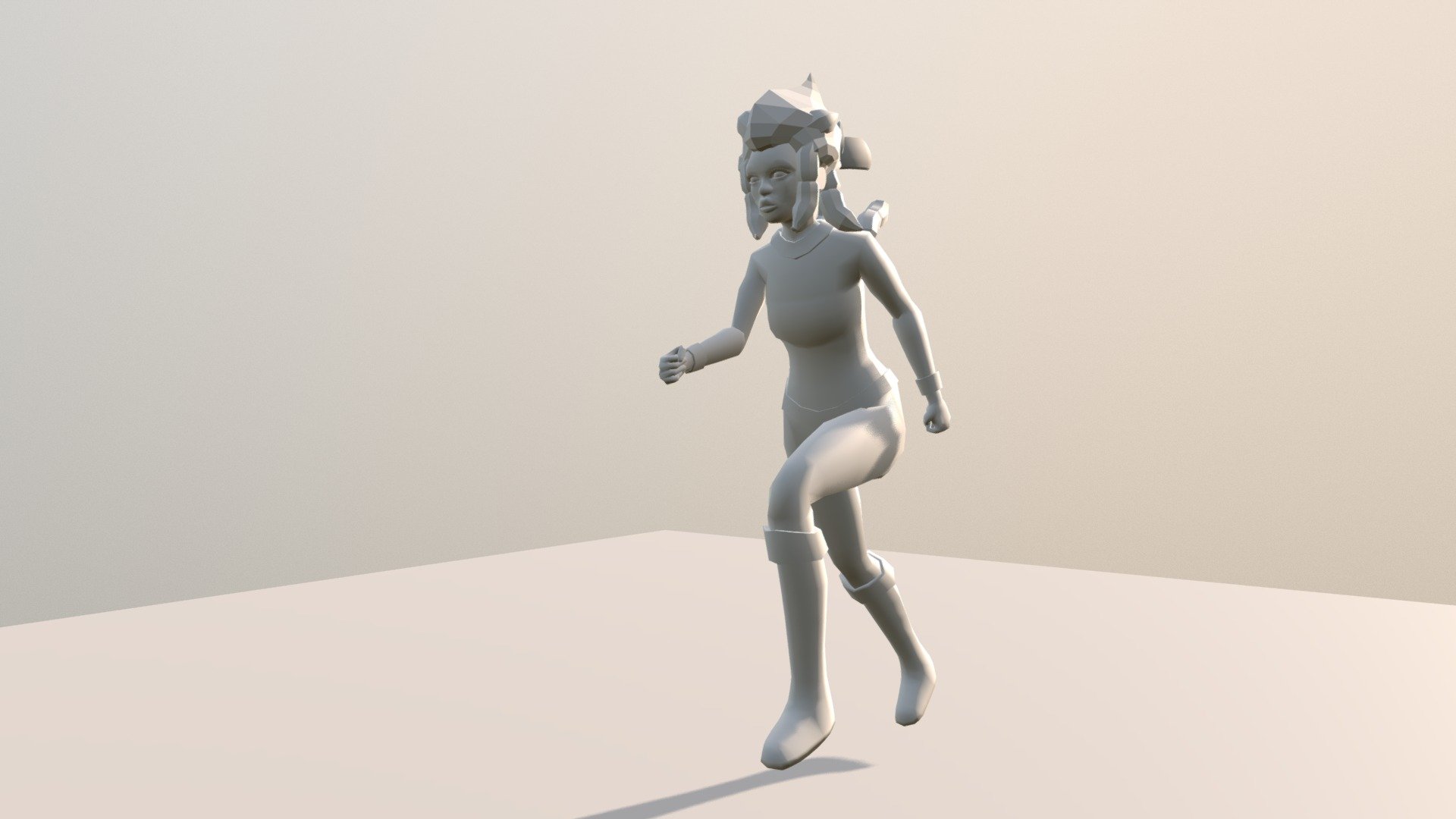 Anim Female Run - 3D model by vanixstudios [b8e472f] - Sketchfab