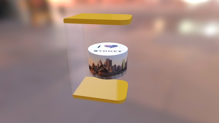 Float360° Cylinder 3D Model