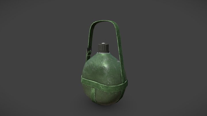 Flask (Game-ready) 3D Model