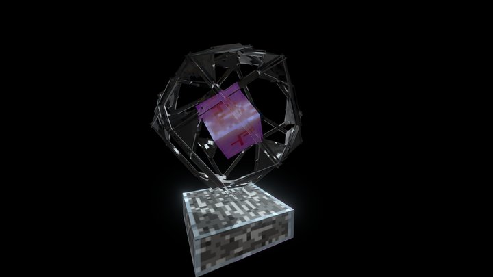 Realistic End Crystal 3D Model