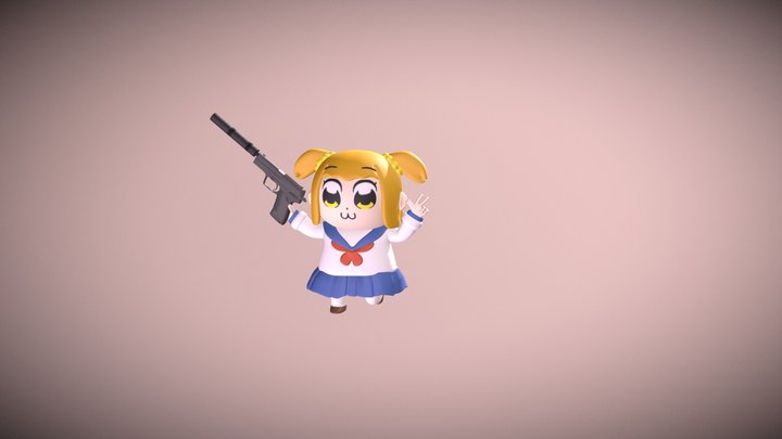 Popuko Test 3 unfinished 3D Model