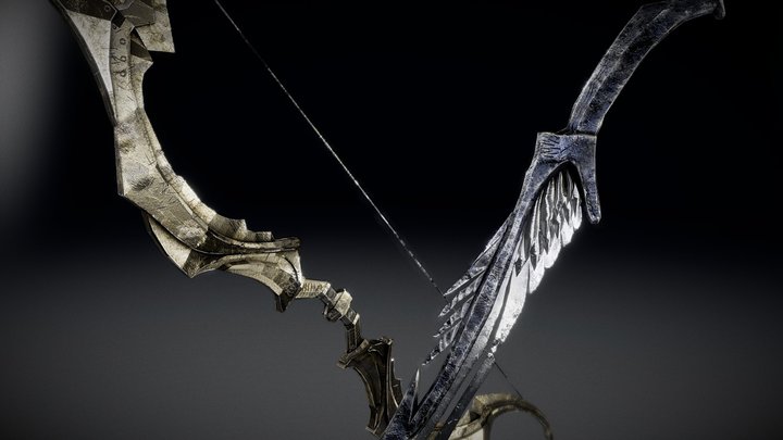 FREE - Elven Assassin Weapon Set Bow & Dagger