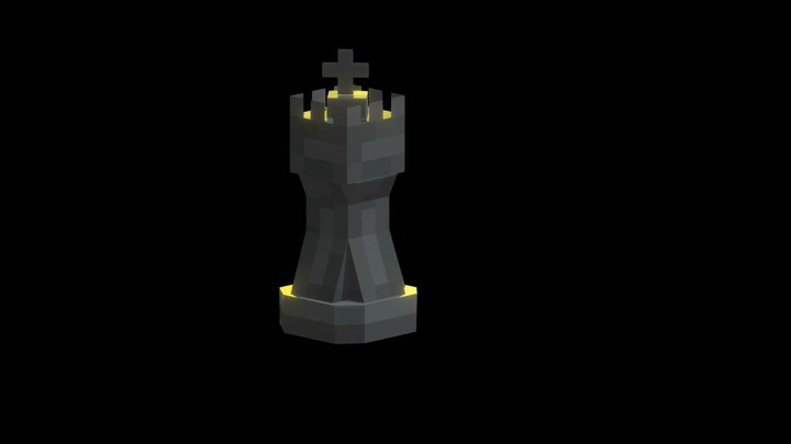 Шашка 3D Model