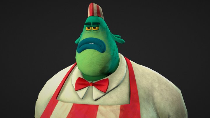Ozone character (free) 3D Model
