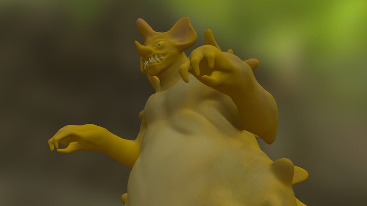 Kaiju 3D Model