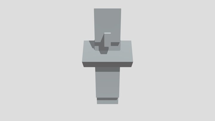Minecraft Villager 3D Model